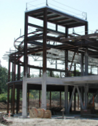 Framing of the New Library Building